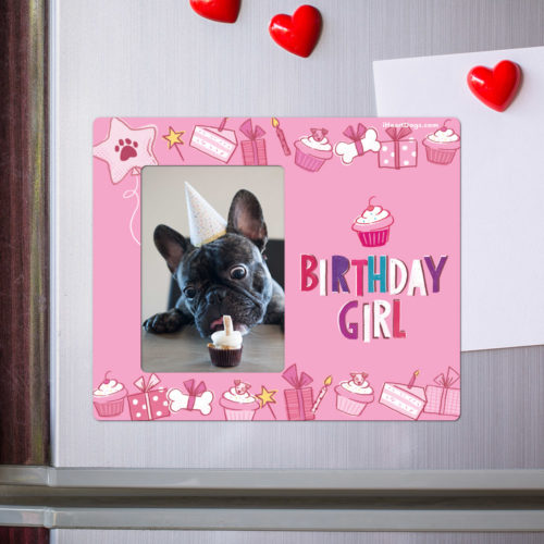 Birthday Girl Picture Frame Magnet